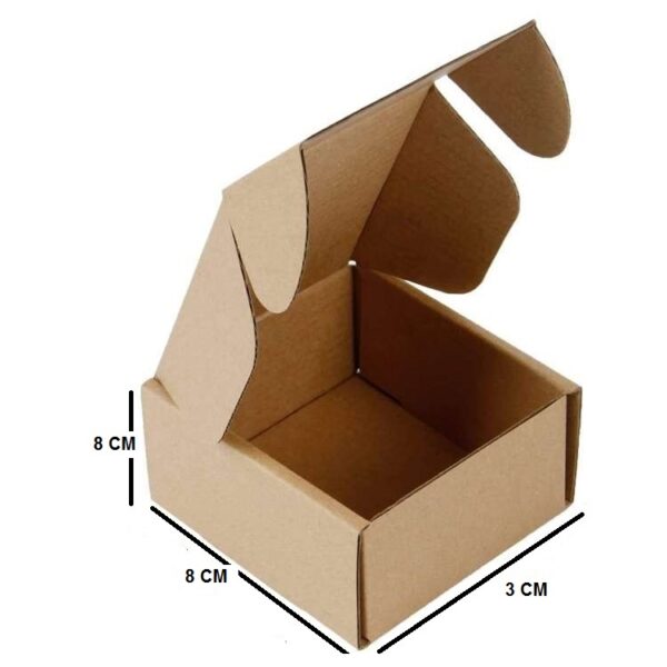 E-Ticaret Kutusu, Takı Kutusu, Kolye Kutusu, Çok Amaçlı Ürün Kutusu 8x8x3 Cm