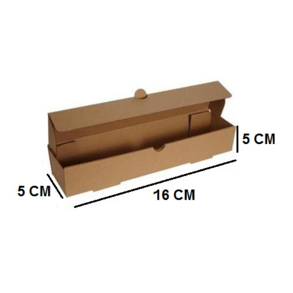 Yüz Fırçası Kutusu Kraft 16x5x5 Cm