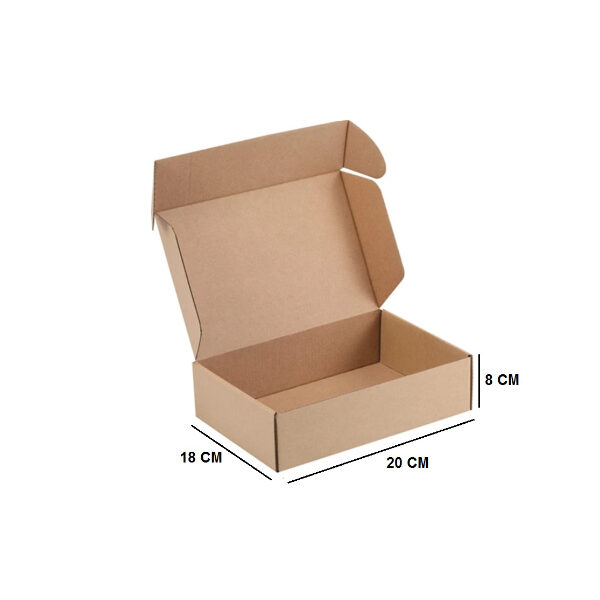 E-ticaret Kargo Paketleme Kutusu 20X18X8 cm